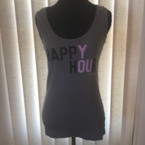 Life is Good grey ribbed HappY hOUr sleep M NWT